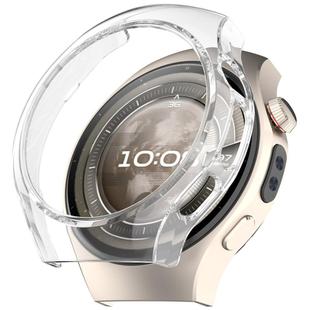 For Huawei Watch 5 42mm Half Coverage Hollow PC Watch Protective Case(Transparent)