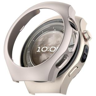 For Huawei Watch 5 46mm Half Coverage Hollow PC Watch Protective Case(Starlight)