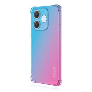 For OPPO A5 Pro 4G / 5G ENKAY Hat-Prince Gradient Airbag TPU Phone Case(Blue Pink)