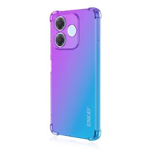 For OPPO A5 Pro 4G / 5G ENKAY Hat-Prince Gradient Airbag TPU Phone Case(Purple Blue)