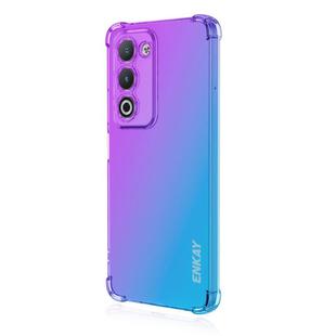 For OPPO A5 5G Global ENKAY Hat-Prince Gradient Airbag TPU Phone Case(Purple Blue)