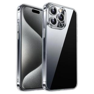 For iPhone 15 Pro Kalebol Highly Transparent PC Hybrid TPU Phone Case