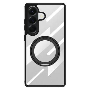 For Samsung Galaxy A56 5G Gear 360 Rotation Holder MagSafe Phone Case(Black)
