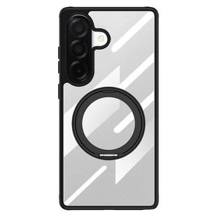 For Samsung Galaxy A26 5G Gear 360 Rotation Holder MagSafe Phone Case(Black)