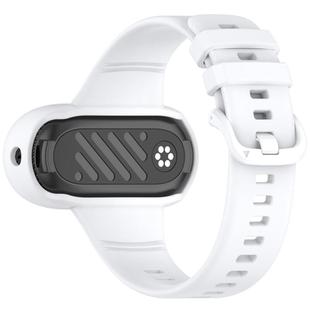 For Insta 360 Go 3 / Go 3S / Go 2 Solid Color Silicone Watch Band(White)