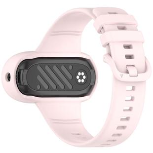 For Insta 360 Go 3 / Go 3S / Go 2 Solid Color Silicone Watch Band(Light Pink)