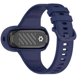 For Insta 360 Go 3 / Go 3S / Go 2 Solid Color Silicone Watch Band(Dark Blue)