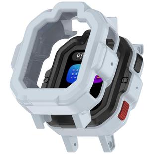 For TickTalk 5 Kids Watch TPU Hollow Watch Protective Case(Light Gray)