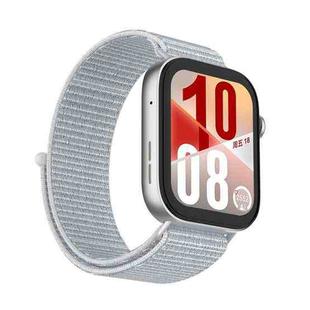 For Huawei Watch Fit 3 Watch Case Integrated Nylon Loop Watch Band(Seashell)