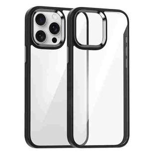 For iPhone 15 Pro Kalebol Gold Shield PC Hybrid TPU Phone Case(Black)