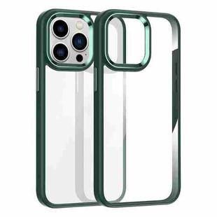 For iPhone 13 Pro Max Kalebol Gold Shield PC Hybrid TPU Phone Case(Kuramling Green)