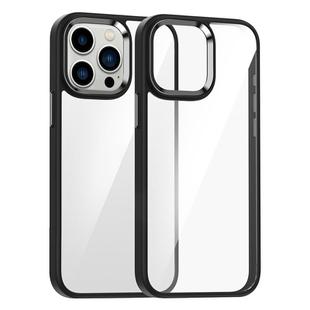 For iPhone 13 Pro Max Kalebol Gold Shield PC Hybrid TPU Phone Case(Black)