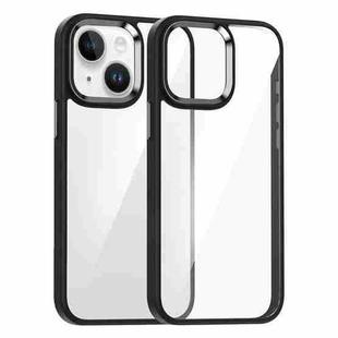 For iPhone 13 Kalebol Gold Shield PC Hybrid TPU Phone Case(Black)