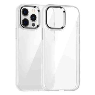 For iPhone 12 Pro Kalebol Gold Shield PC Hybrid TPU Phone Case(Transparent)