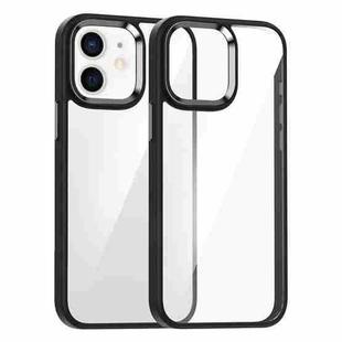 For iPhone 12 Kalebol Gold Shield PC Hybrid TPU Phone Case(Black)