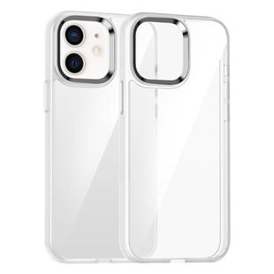 For iPhone 12 Kalebol Gold Shield PC Hybrid TPU Phone Case(Transparent)