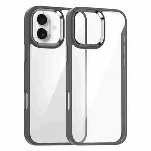 For iPhone 16 Plus Kalebol Gold Shield PC Hybrid TPU Phone Case(Titanium Gray)