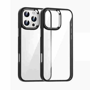 For iPhone 16 Pro Kalebol Gold Shield PC Hybrid TPU Phone Case(Black)