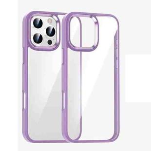 For iPhone 16 Pro Max Kalebol Gold Shield PC Hybrid TPU Phone Case(Roland Purple)