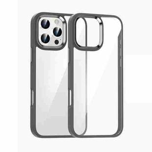 For iPhone 16 Pro Max Kalebol Gold Shield PC Hybrid TPU Phone Case(Titanium Gray)