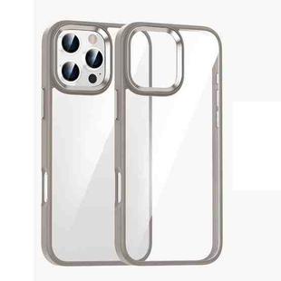 For iPhone 16 Pro Max Kalebol Gold Shield PC Hybrid TPU Phone Case(Titanium Gold)