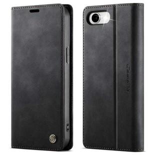 For iPhone 16e CaseMe 033 Calf Leather Lining Microfibre RFID Blocking Phone Case(Black)