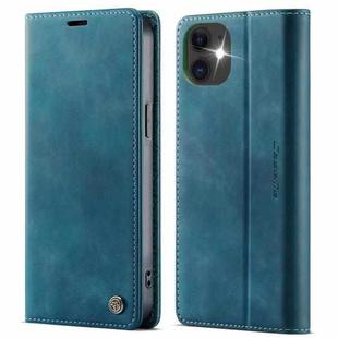 For iPhone 12 mini CaseMe 033 Calf Leather Lining Microfibre RFID Blocking Phone Case(Green)