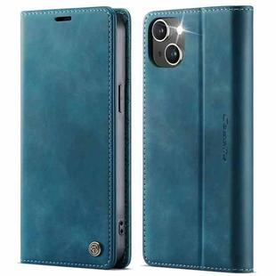 For iPhone 13 mini CaseMe 033 Calf Leather Lining Microfibre RFID Blocking Phone Case(Green)