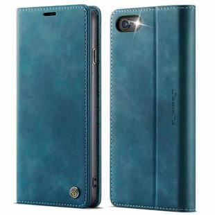 For iPhone SE 2022 / 8 / 7 CaseMe 033 Calf Leather Lining Microfibre RFID Blocking Phone Case(Green)
