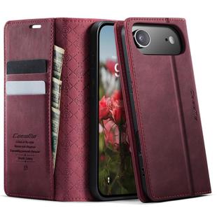 For iPhone Air CaseMe 033 Calf Leather Lining Microfibre RFID Blocking Phone Case(Red)