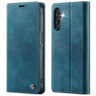 For Samsung Galaxy A15 CaseMe 033 Calf Leather Lining Microfibre RFID Blocking Phone Case(Green)