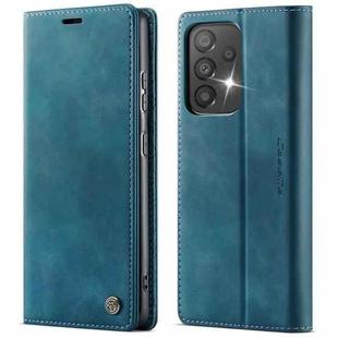 For Samsung Galaxy A33 5G CaseMe 033 Calf Leather Lining Microfibre RFID Blocking Phone Case(Green)