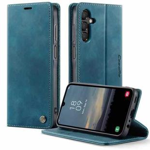For Samsung Galaxy A15 CaseMe 033 Calf Leather Lining Microfibre RFID Blocking Phone Case(Green)