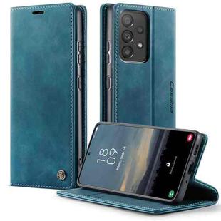 For Samsung Galaxy A33 5G CaseMe 033 Calf Leather Lining Microfibre RFID Blocking Phone Case(Green)