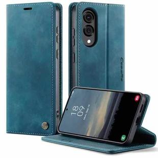 For Samsung Galaxy S25 Edge CaseMe 033 Calf Leather Lining Microfibre RFID Blocking Phone Case(Green)