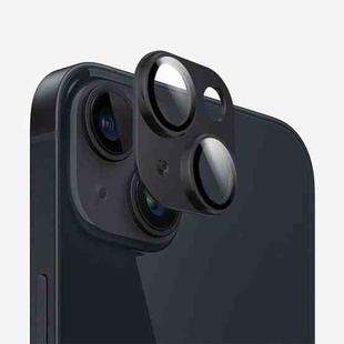 For iPhone 14 Plus Kalebol Armor Full-Coverage Metal Lens Ring Protector Film(Black)