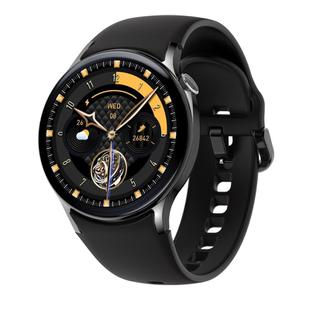 Sense 6 1.43 AMOLED Screen IP68 Waterproof Bluetooth Call Smartwatch Supports Health Monitoring(Black)