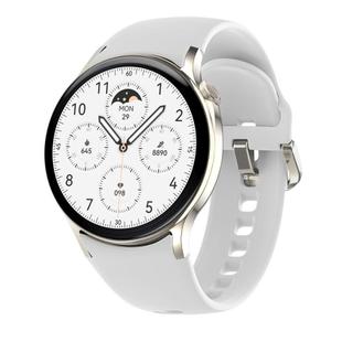Sense 6 1.43 AMOLED Screen IP68 Waterproof Bluetooth Call Smartwatch Supports Health Monitoring(Starlight)