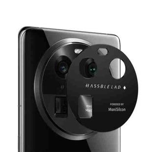 For OPPO Find X6 Kalebol Black Metal Hollow Lens Protection Ring