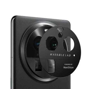 For OPPO Find X6 Pro Kalebol Black Metal Hollow Lens Protection Ring
