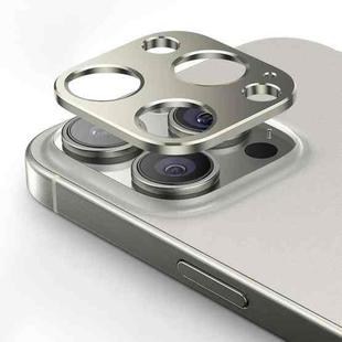For iPhone 15 Pro Max Kalebol Metal Hollow Lens Protection Ring(Titanium Gold)