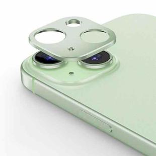 For iPhone 15 Plus Kalebol Metal Hollow Lens Protection Ring(Green)