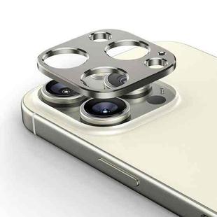 For iPhone 16 Pro Kalebol Metal Hollow Lens Protection Ring(Titanium)