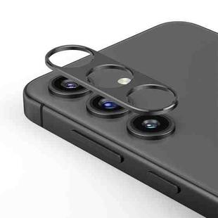 For Samsung Galaxy S24 5G Kalebol Metal Hollow Lens Protection Ring(Dark Gray)