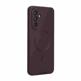 For Samsung Galaxy A56 5G ENKAY MagSafe Matte TPU Phone Case with Lens Film(Burgundy)