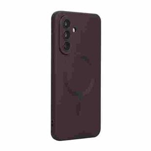 For Samsung Galaxy A36 5G ENKAY MagSafe Matte TPU Phone Case with Lens Film(Burgundy)