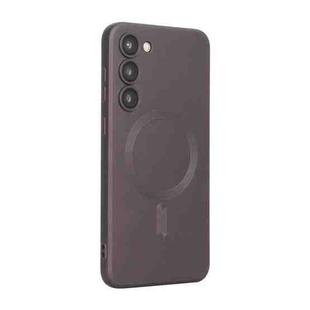 For Samsung Galaxy S25 5G ENKAY MagSafe Matte TPU Phone Case with Lens Film(Burgundy)