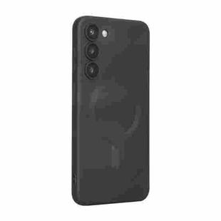 For Samsung Galaxy S25 5G ENKAY MagSafe Matte TPU Phone Case with Lens Film(Black)