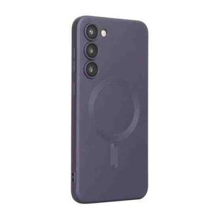 For Samsung Galaxy S25+ 5G ENKAY MagSafe Matte TPU Phone Case with Lens Film(Purple)