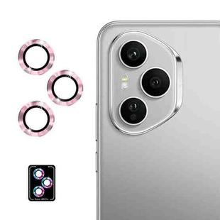 For Honor 400 Pro Global ENKAY Hat-Prince 9H Rear Camera Lens Aluminium Alloy Tempered Glass Film(Pink)